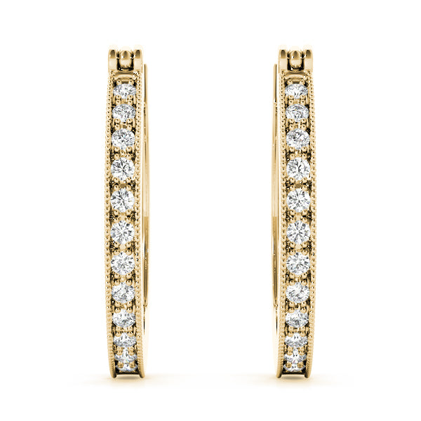 Standard Hoops Diamond Hoop · 0.22 ct tw