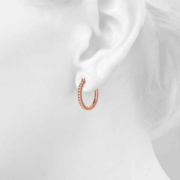 Standard Hoops Diamond Hoop · 0.22 ct tw