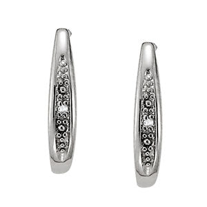 J-hoops Diamond Hoop · 0.02 ct tw
