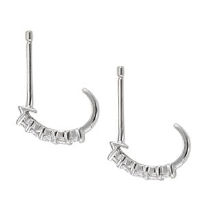 J-hoops Diamond Hoop · 0.30 ct tw