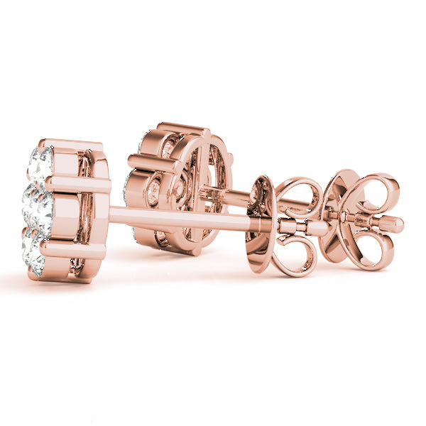 Cluster Diamond Earrings · 0.49 ct tw