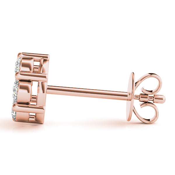 Cluster Diamond Earrings · 0.49 ct tw