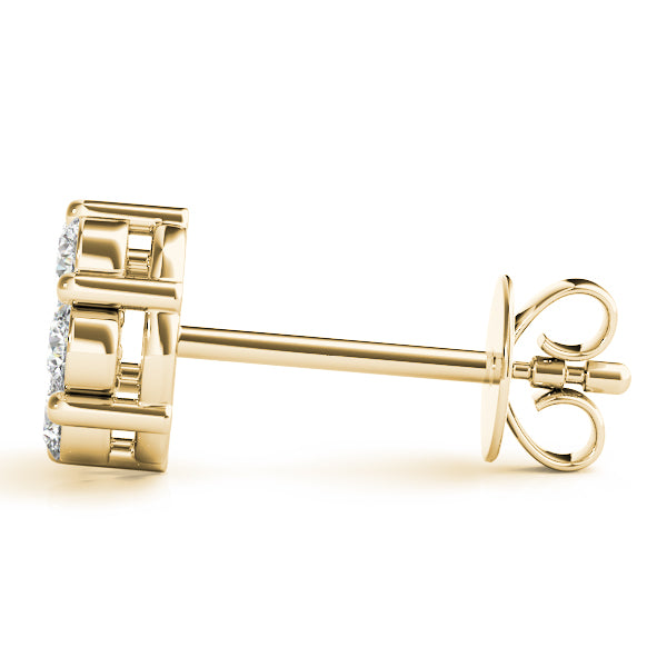 Cluster Diamond Earrings · 0.49 ct tw
