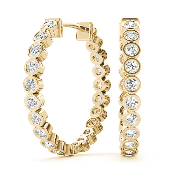 Standard Hoops Diamond Hoop · 1.05 ct tw
