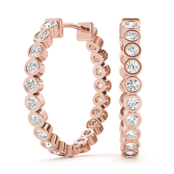 Standard Hoops Diamond Hoop · 1.05 ct tw