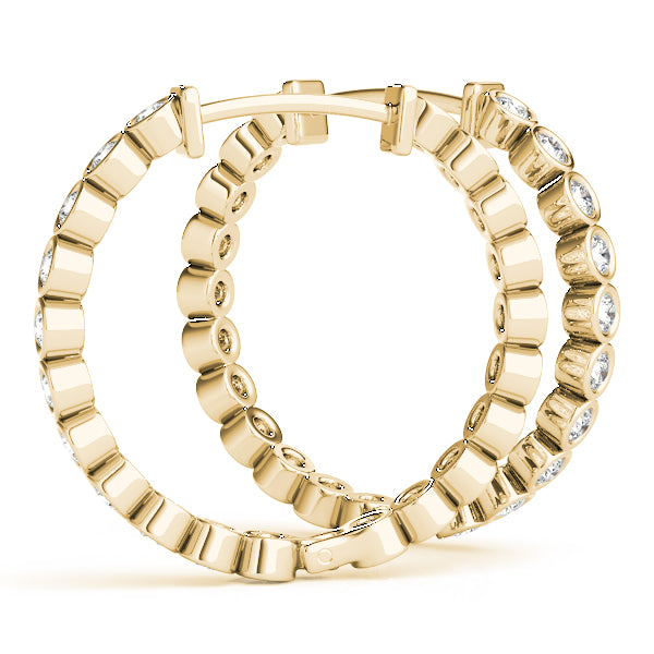 Standard Hoops Diamond Hoop · 1.05 ct tw