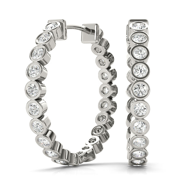 Standard Hoops Diamond Hoop · 1.05 ct tw