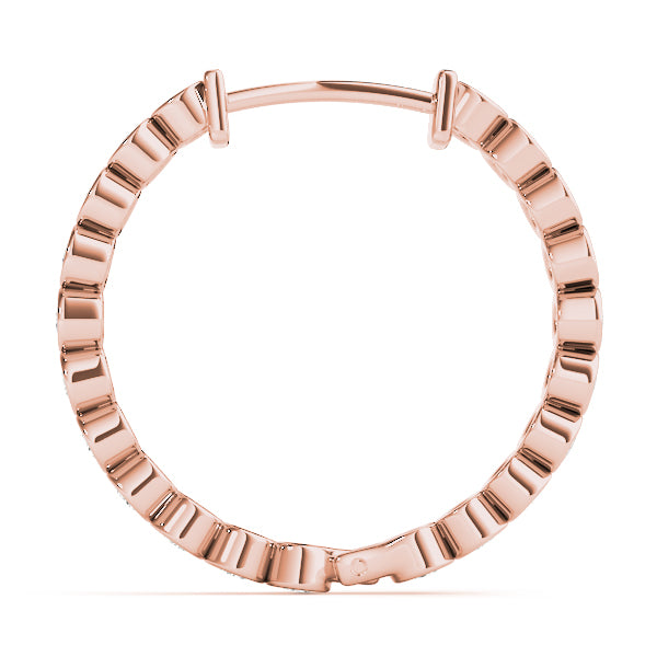 Standard Hoops Diamond Hoop · 1.05 ct tw