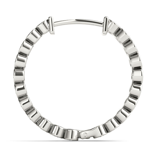 Standard Hoops Diamond Hoop · 1.05 ct tw