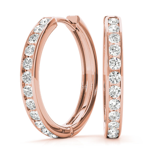 Standard Hoops Diamond Hoop · 0.96 ct tw
