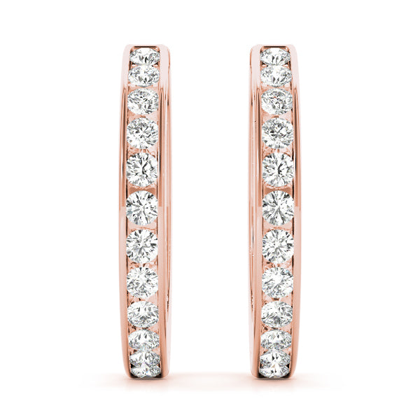 Standard Hoops Diamond Hoop · 0.96 ct tw
