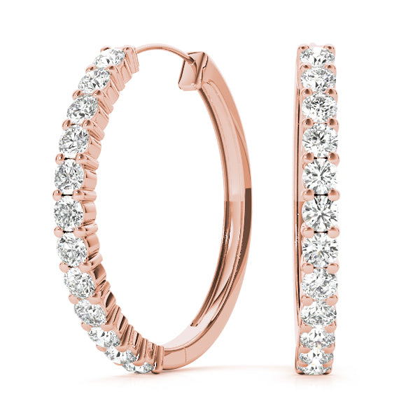 Standard Hoops Diamond Hoop · 0.60 ct tw