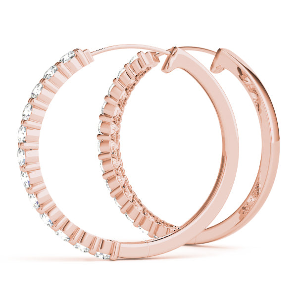 Standard Hoops Diamond Hoop · 0.72 ct tw