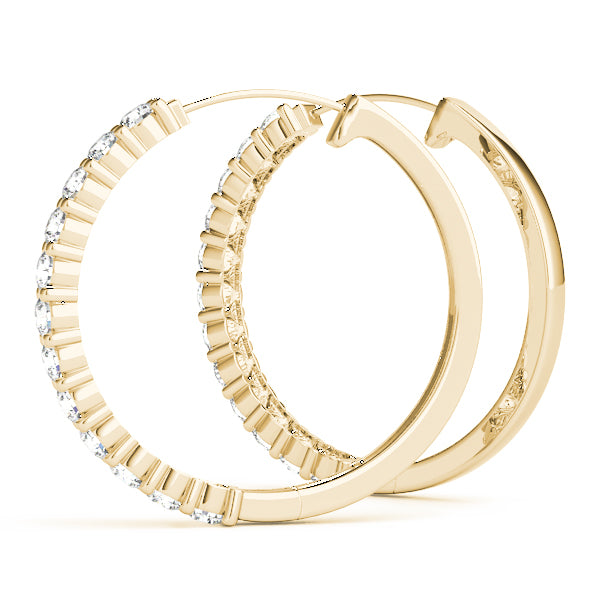 Standard Hoops Diamond Hoop · 0.72 ct tw
