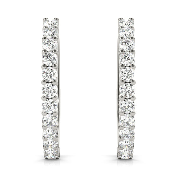 Standard Hoops Diamond Hoop · 0.24 ct tw