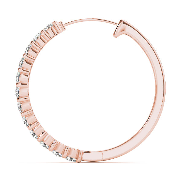 Standard Hoops Diamond Hoop · 0.72 ct tw
