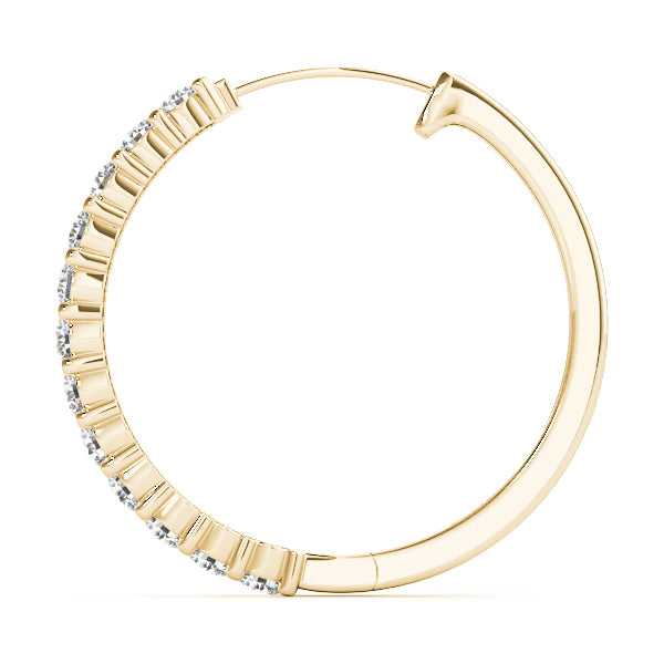 Standard Hoops Diamond Hoop · 0.72 ct tw