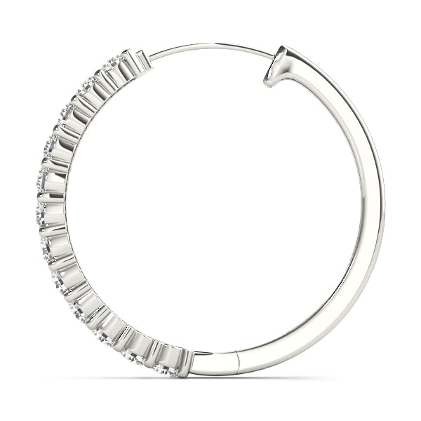 Standard Hoops Diamond Hoop · 0.72 ct tw