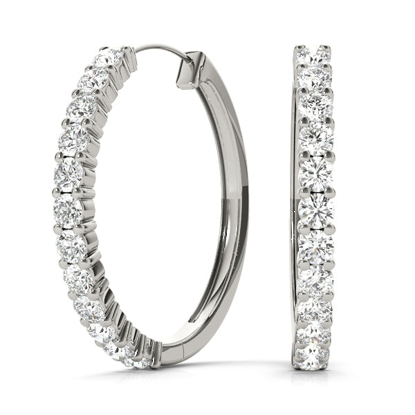 Standard Hoops Diamond Hoop · 0.24 ct tw