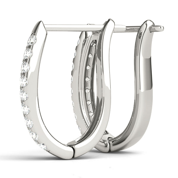 J-hoops Diamond Hoop · 0.45 ct tw