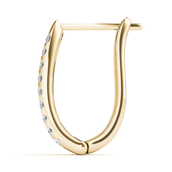 J-hoops Diamond Hoop · 0.45 ct tw