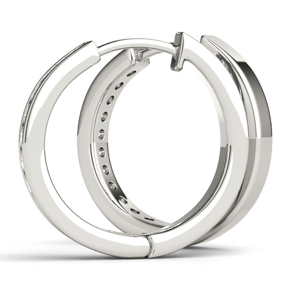Standard Hoops Diamond Hoop · 1.10 ct tw