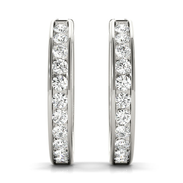 Standard Hoops Diamond Hoop · 1.10 ct tw