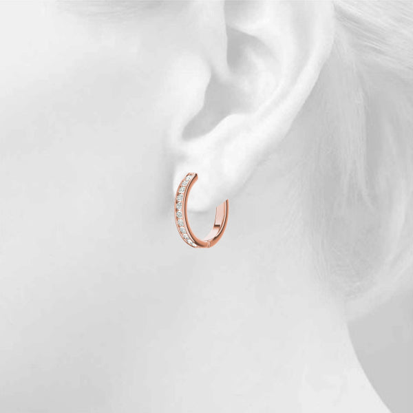 Standard Hoops Diamond Hoop · 1.10 ct tw