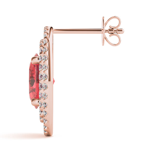 Oval Gemstone Earrings · 0.87 ct tw