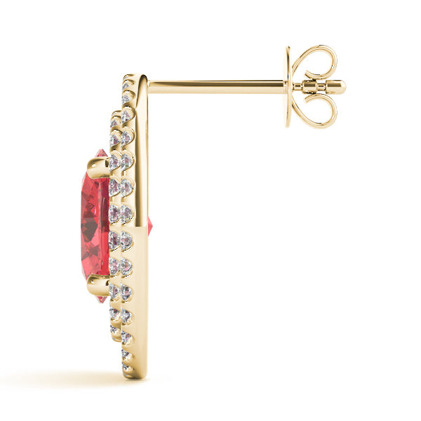 Oval Gemstone Earrings · 0.87 ct tw
