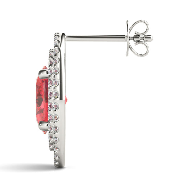 Oval Gemstone Earrings · 0.87 ct tw