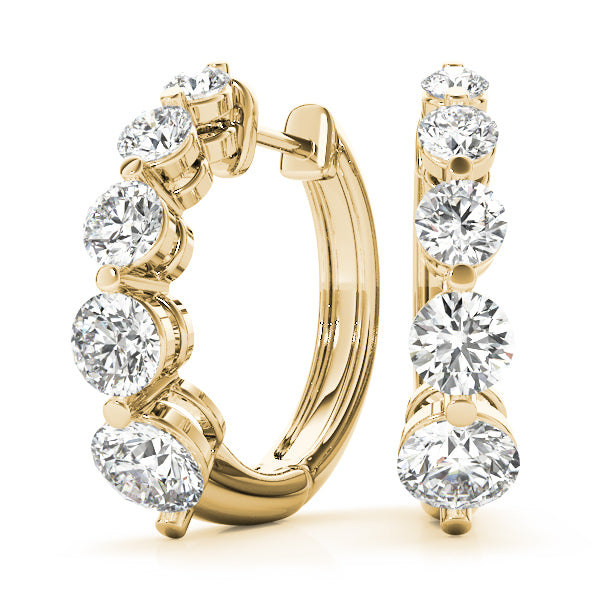 Journey Diamond Earrings · 0.56 ct tw