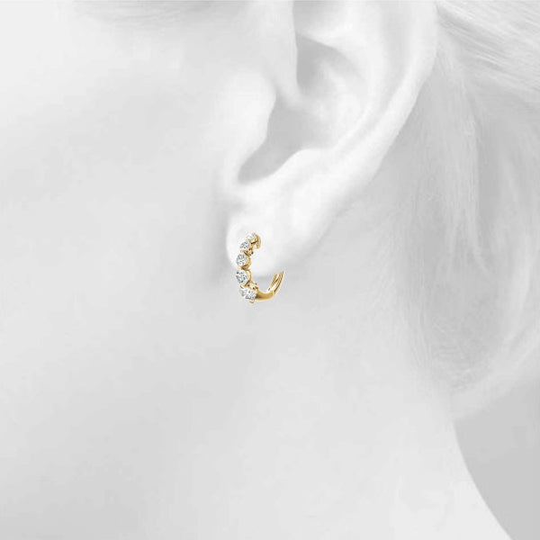 Journey Diamond Earrings · 2.02 ct tw