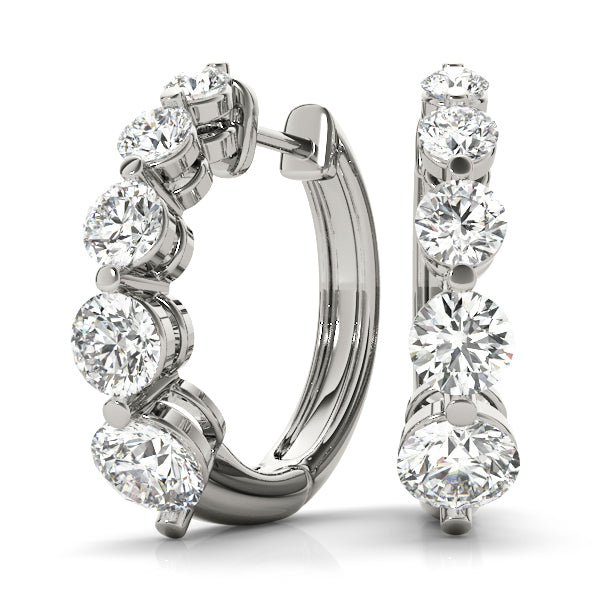 Journey Diamond Earrings · 1.00 ct tw