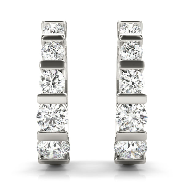 Standard Hoops Diamond Hoop · 1.02 ct tw