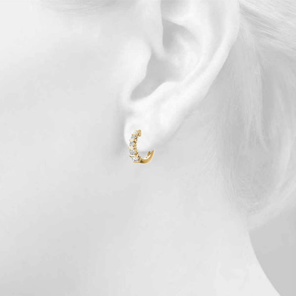 Standard Hoops Diamond Hoop · 1.02 ct tw
