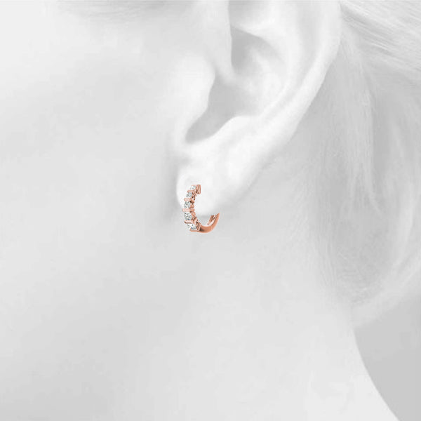 Standard Hoops Diamond Hoop · 0.26 ct tw