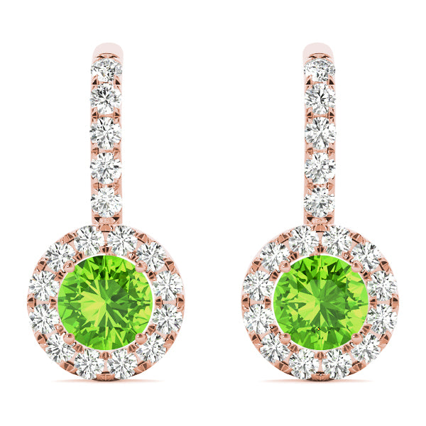 Round Halo Diamond Earrings · 1.61 ct tw