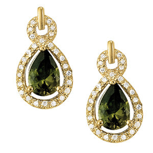 Pear Gemstone Earrings · 0.26 ct tw