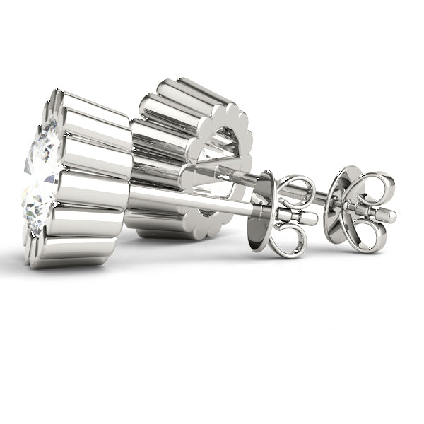 Round Single Stone Diamond Earrings · 0.24 ct tw