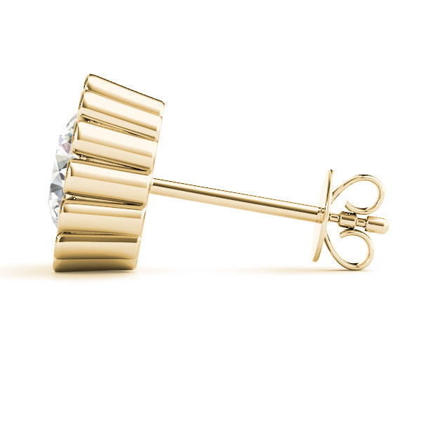 Round Single Stone Diamond Earrings · 2.00 ct tw