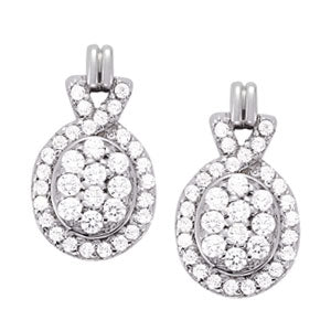 Cluster Diamond Earrings · 1.00 ct tw
