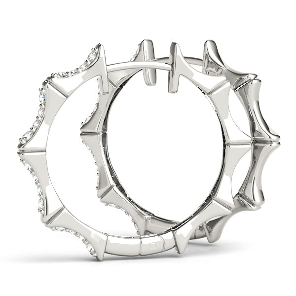 Standard Hoops Diamond Hoop · 0.64 ct tw