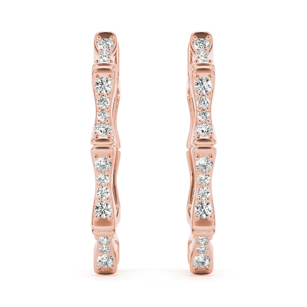 Standard Hoops Diamond Hoop · 0.64 ct tw