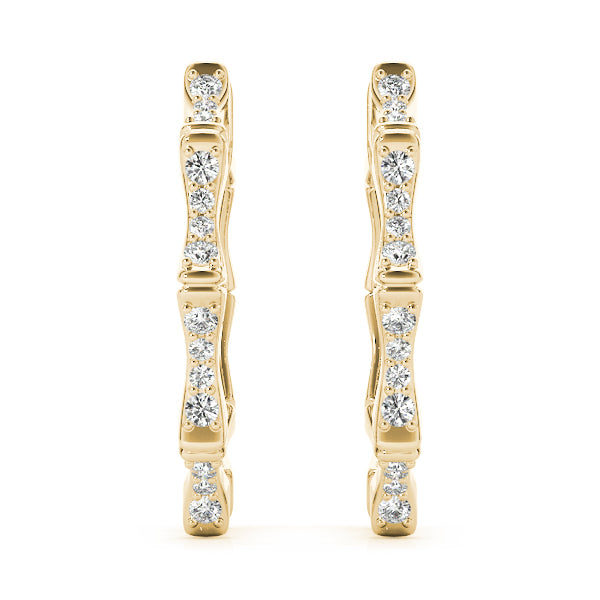 Standard Hoops Diamond Hoop · 0.32 ct tw