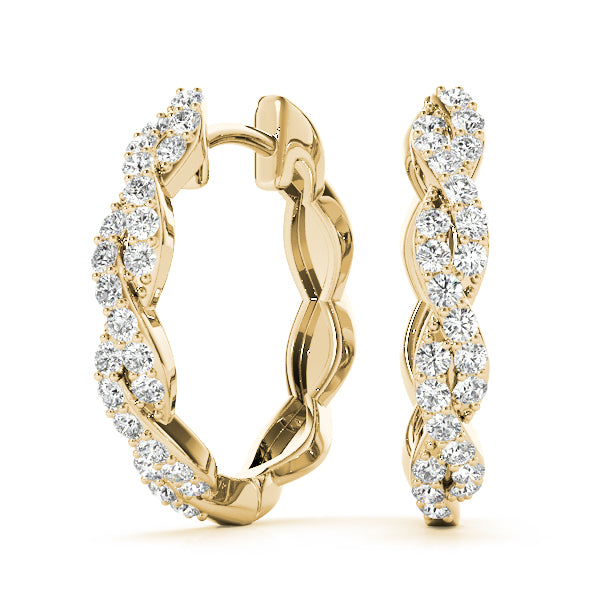 Standard Hoops Diamond Hoop · 0.36 ct tw