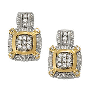 Cluster Diamond Earrings · 0.29 ct tw