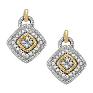 Cluster Diamond Earrings · 0.26 ct tw