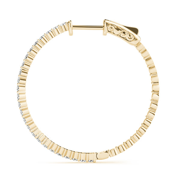 Vault Lock Diamond Hoop · 1.00 ct tw