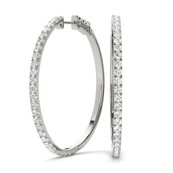 Vault Lock Diamond Hoop · 0.50 ct tw